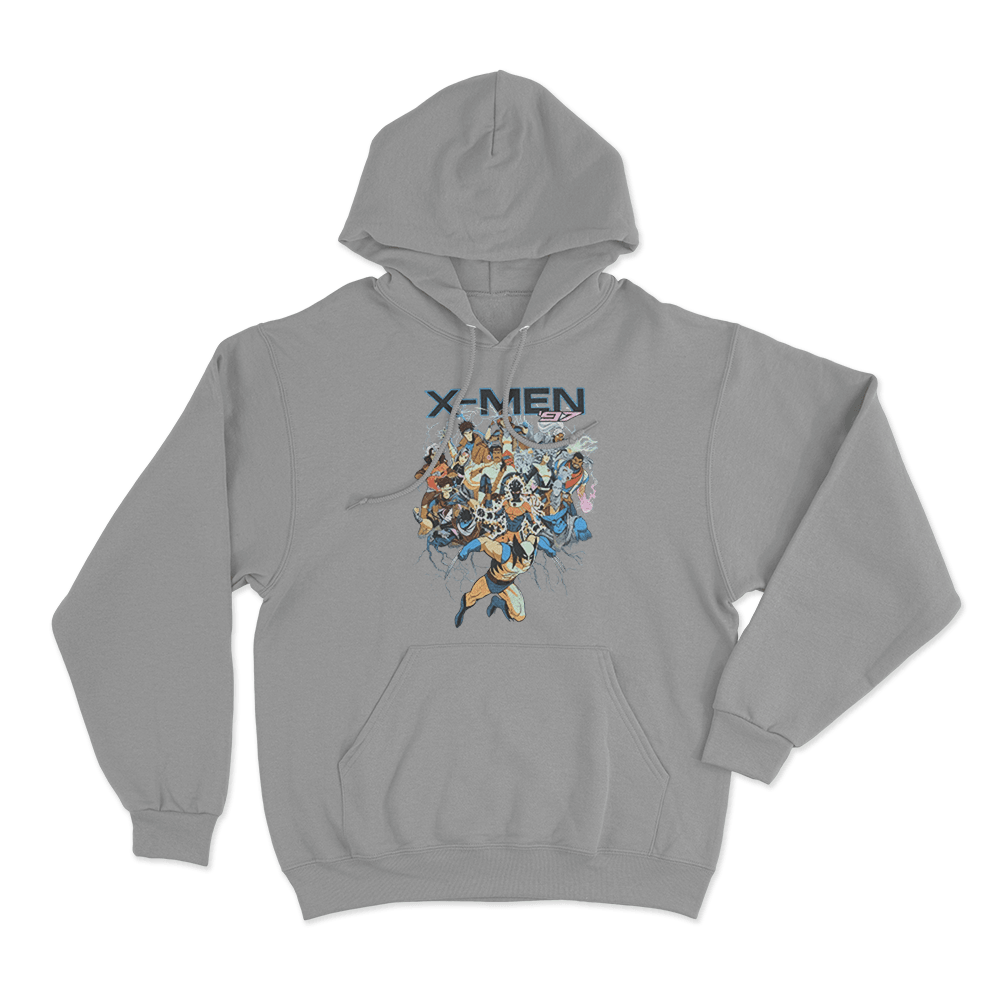 X-Men '97 Group Unisex Hoodie Grey X Men 97 Group Unisex Hoodie Grey