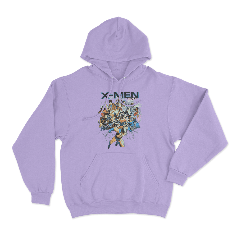 X-Men '97 Group Unisex Hoodie Purple X Men 97 Group Unisex Hoodie Purple