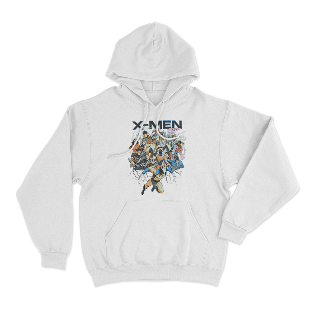 X-Men '97 Group Unisex Hoodie White X Men 97 Group Unisex Hoodie White