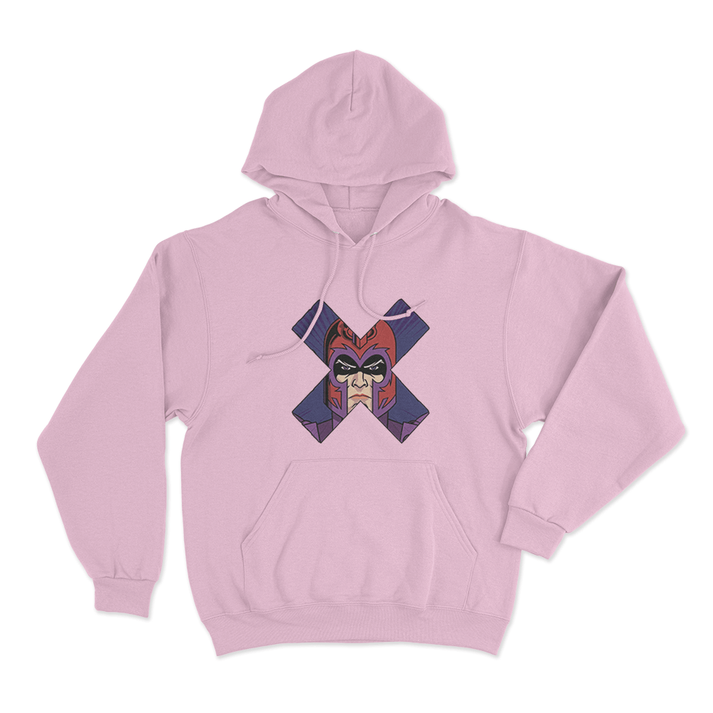 X-Men '97 Magneto Face Unisex Hoodie Pink X Men 97 Magneto Face Unisex Hoodie Pink
