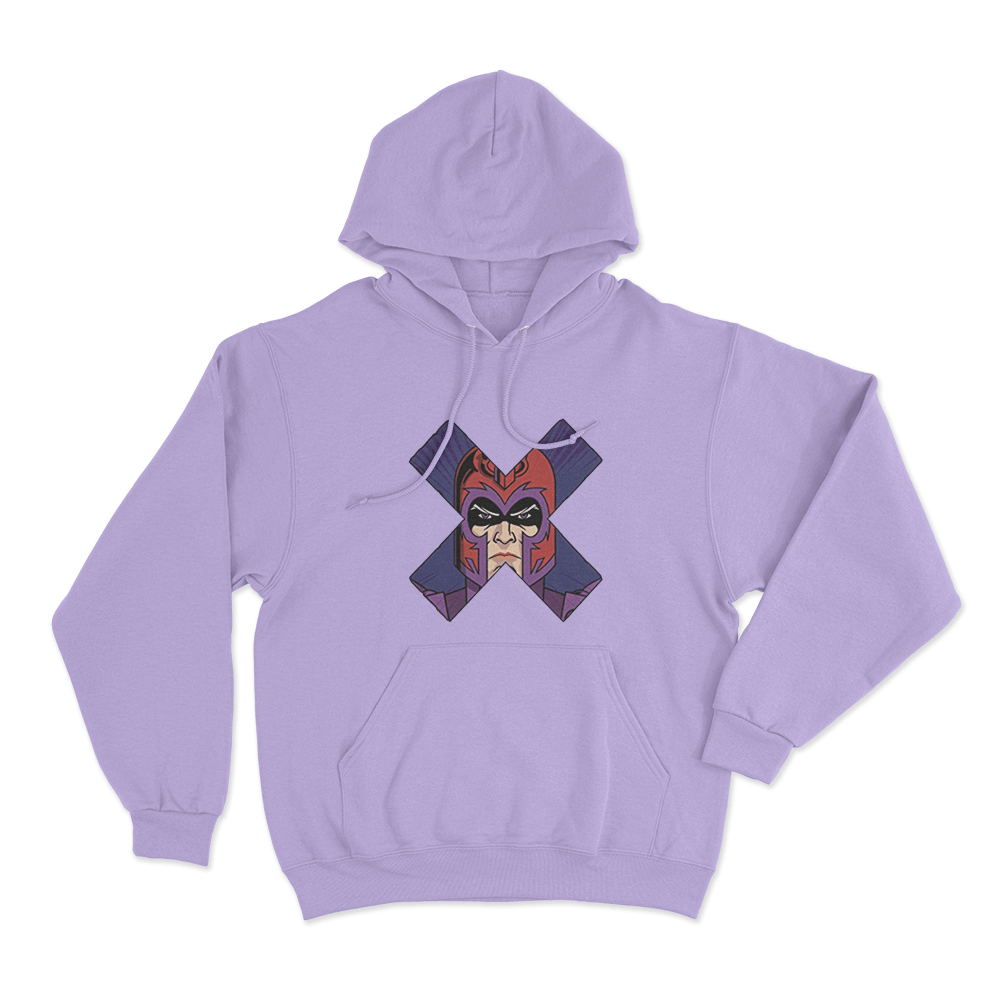 X-Men '97 Magneto Face Unisex Hoodie Purple X Men 97 Magneto Face Unisex Hoodie Purple