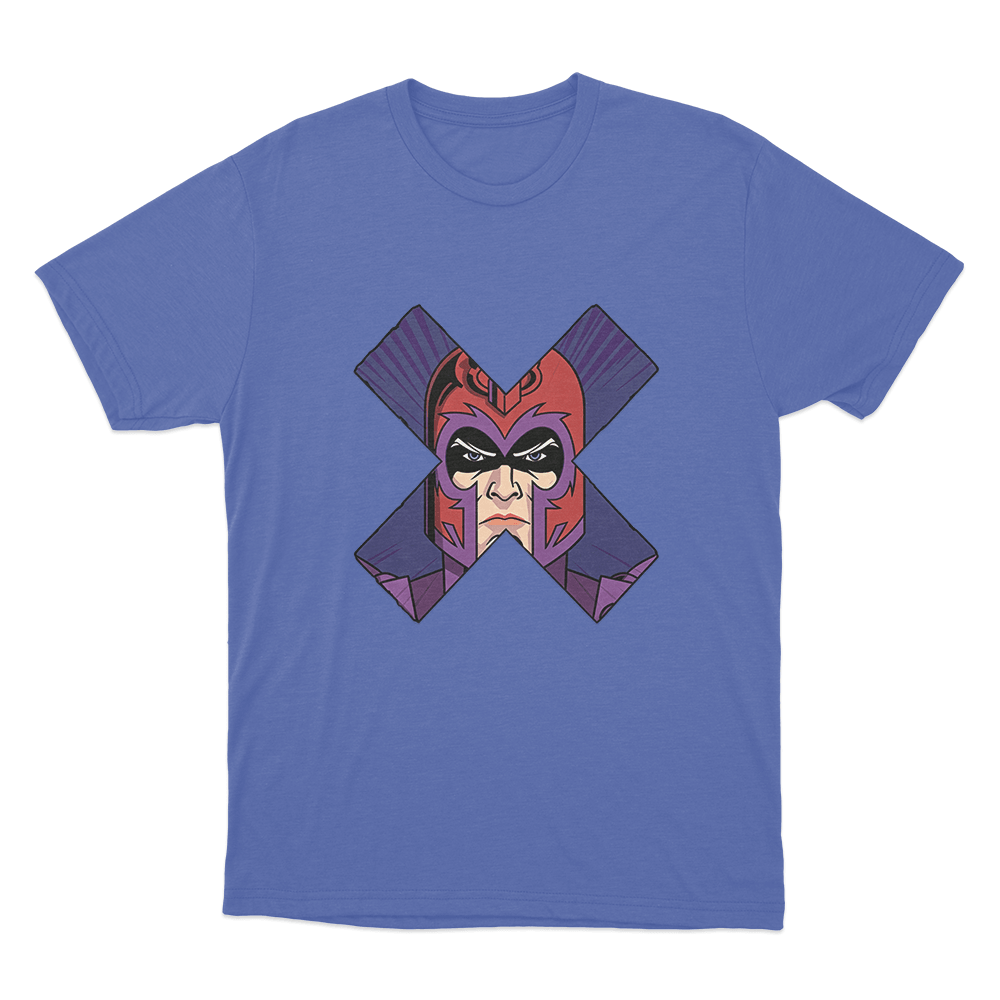 X-Men '97 Magneto Face Unisex T Shirt Blue X Men 97 Magneto Face Unisex T Shirt Blue
