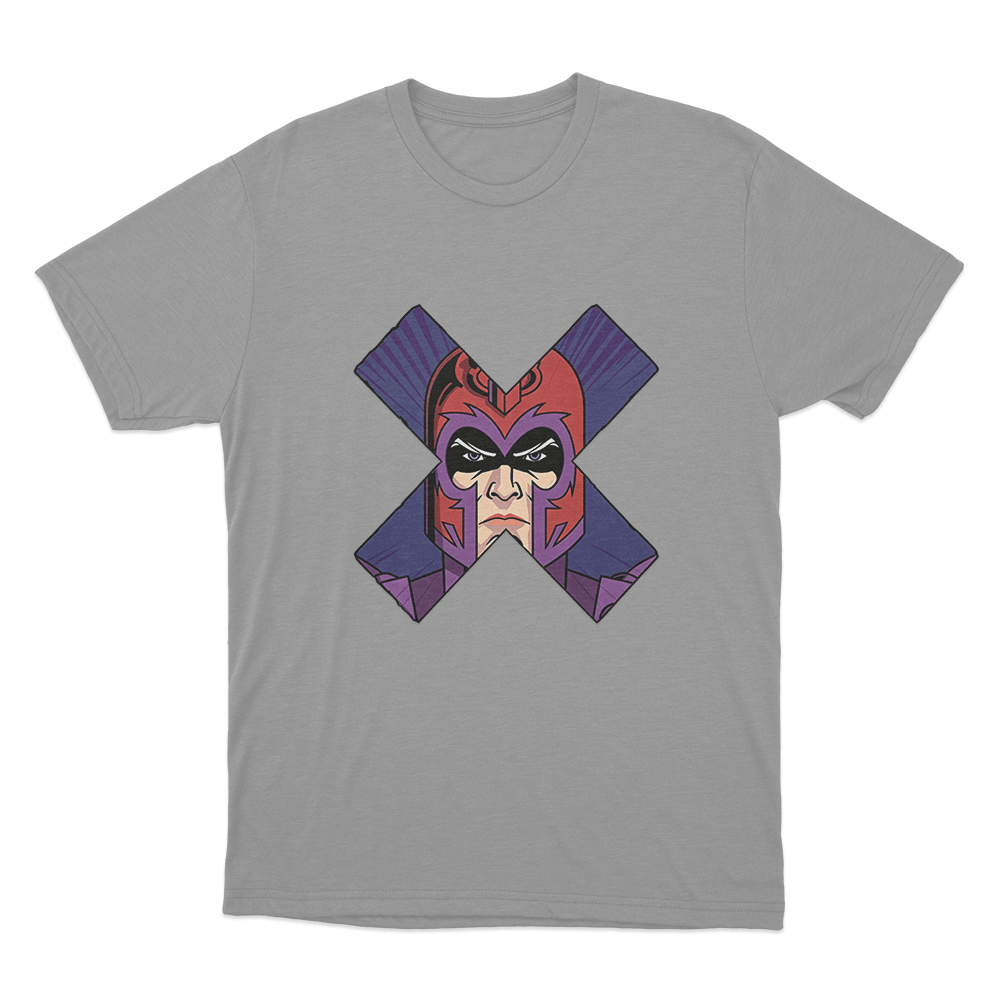 X-Men '97 Magneto Face Unisex T Shirt Grey X Men 97 Magneto Face Unisex T Shirt Grey