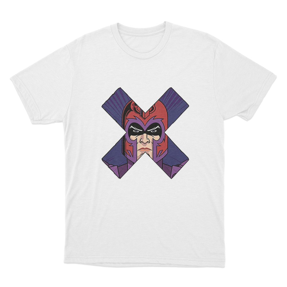 X-Men '97 Magneto Face Unisex T Shirt White X Men 97 Magneto Face Unisex T Shirt White