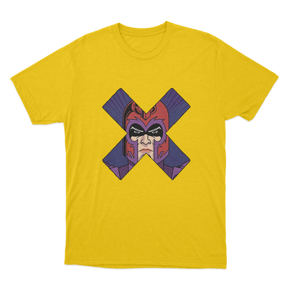 X-Men '97 Magneto Face Unisex T Shirt Yellow X Men 97 Magneto Face Unisex T Shirt Yellow