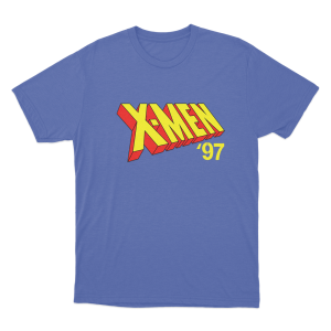 X Men 97 Official Logo Unisex T Shirt Blue
