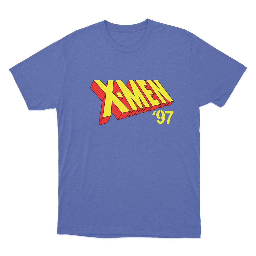 X-Men '97 Official Logo Unisex T Shirt Blue X Men 97 Official Logo Unisex T Shirt Blue