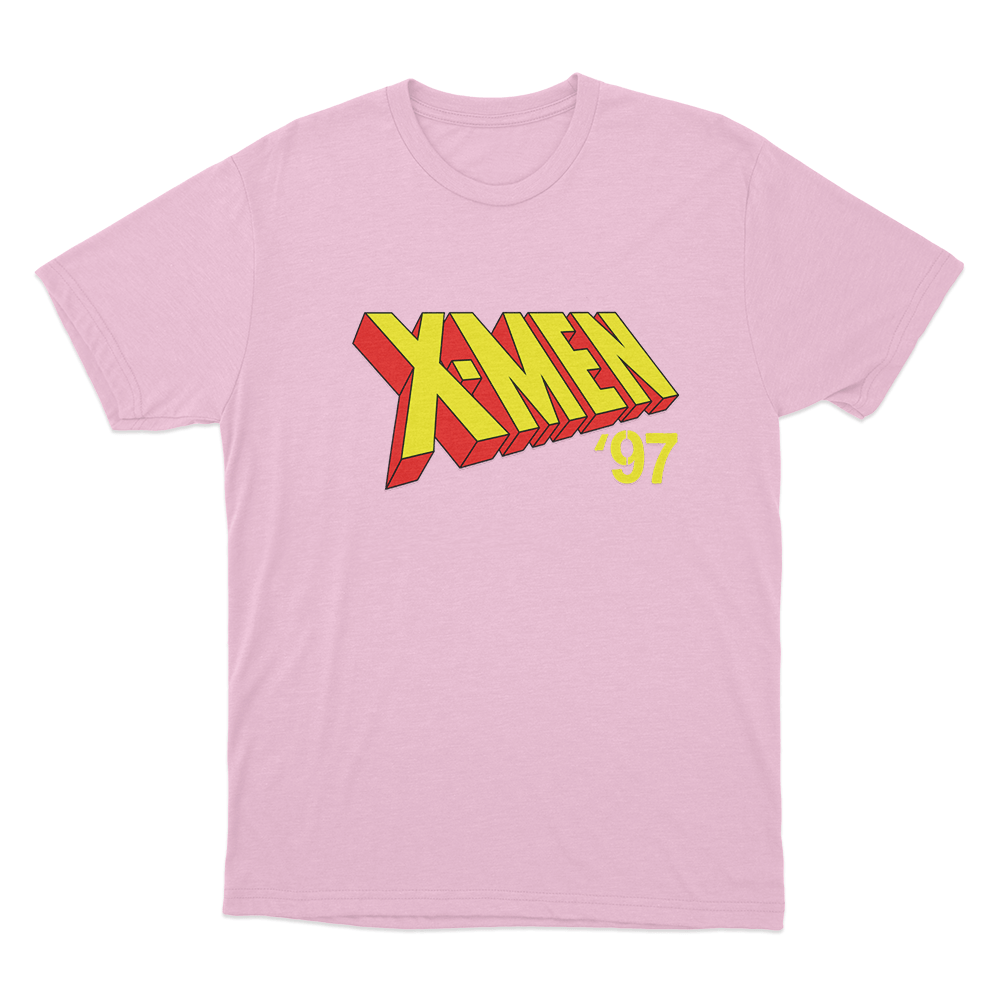 X-Men '97 Official Logo Unisex T Shirt Pink X Men 97 Official Logo Unisex T Shirt Pink
