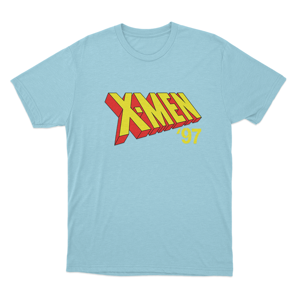 X-Men '97 Official Logo Unisex T Shirt Sky Blue X Men 97 Official Logo Unisex T Shirt Sky Blue