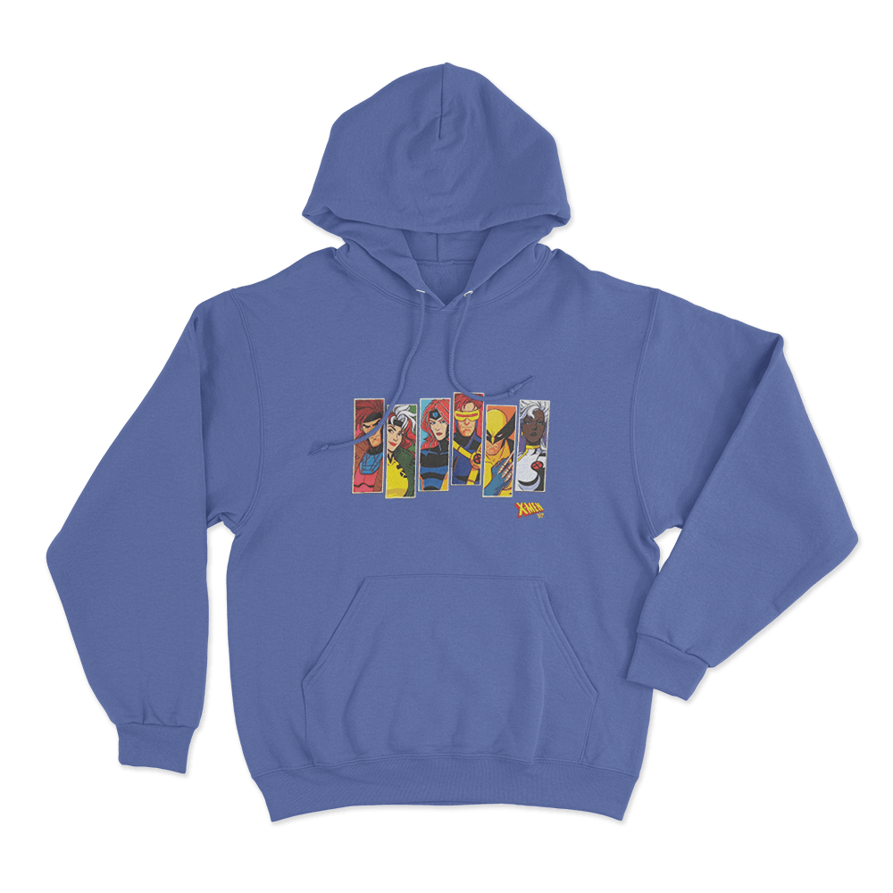 X-Men '97 Portrait Unisex Hoodie Blue X Men 97 Portrait Unisex Hoodie Blue