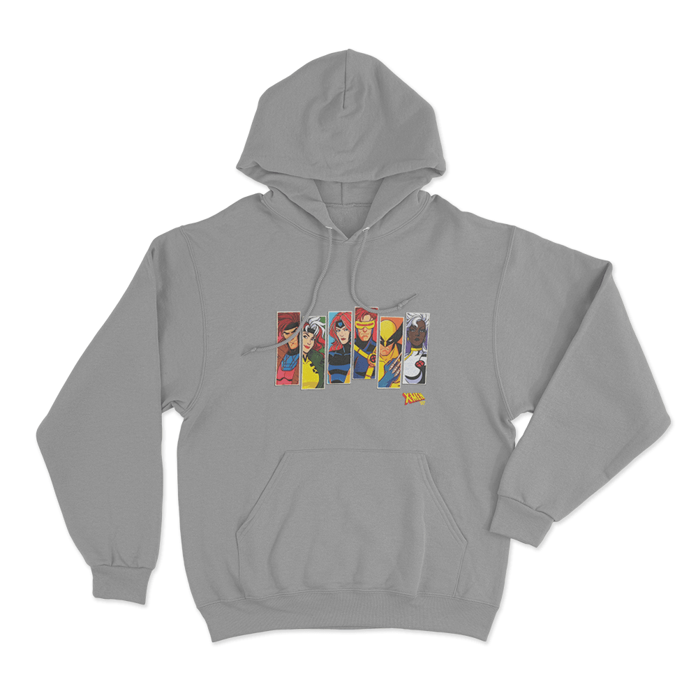 X-Men '97 Portrait Unisex Hoodie Grey X Men 97 Portrait Unisex Hoodie Grey