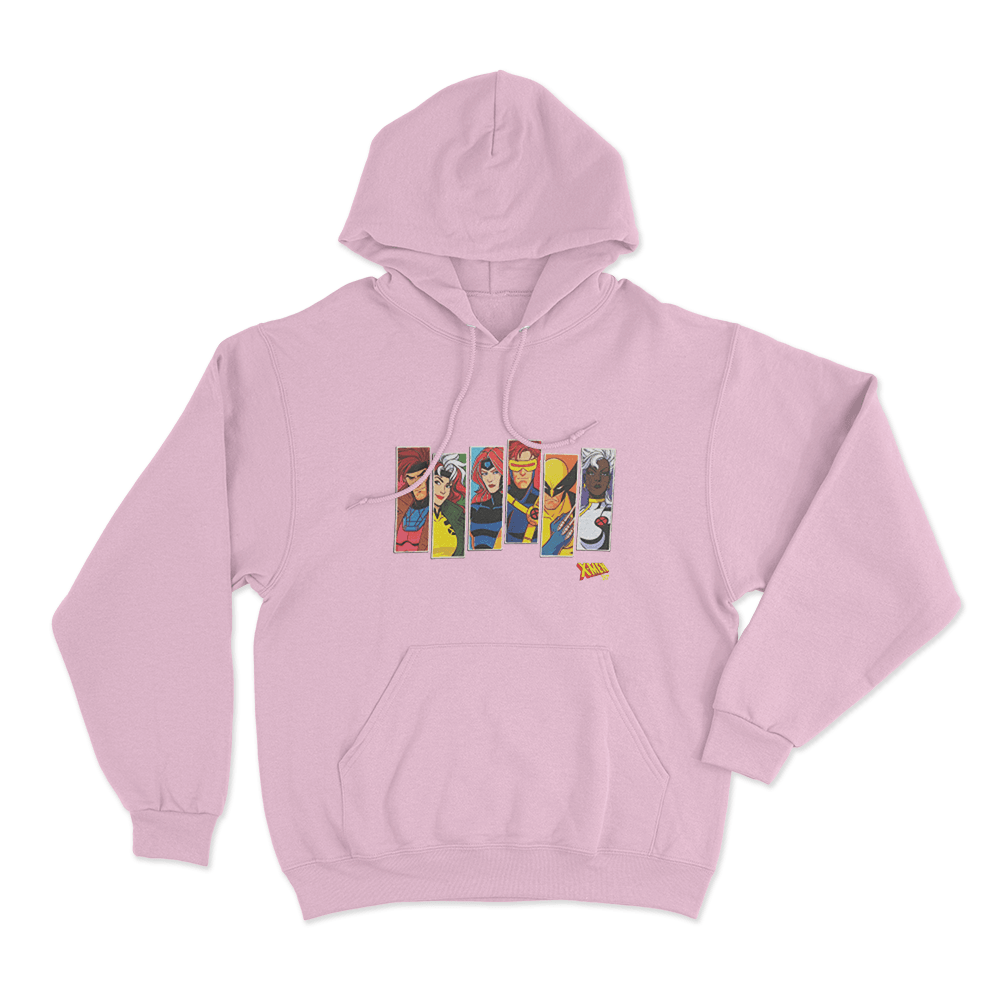 X-Men '97 Portrait Unisex Hoodie Pink X Men 97 Portrait Unisex Hoodie Pink