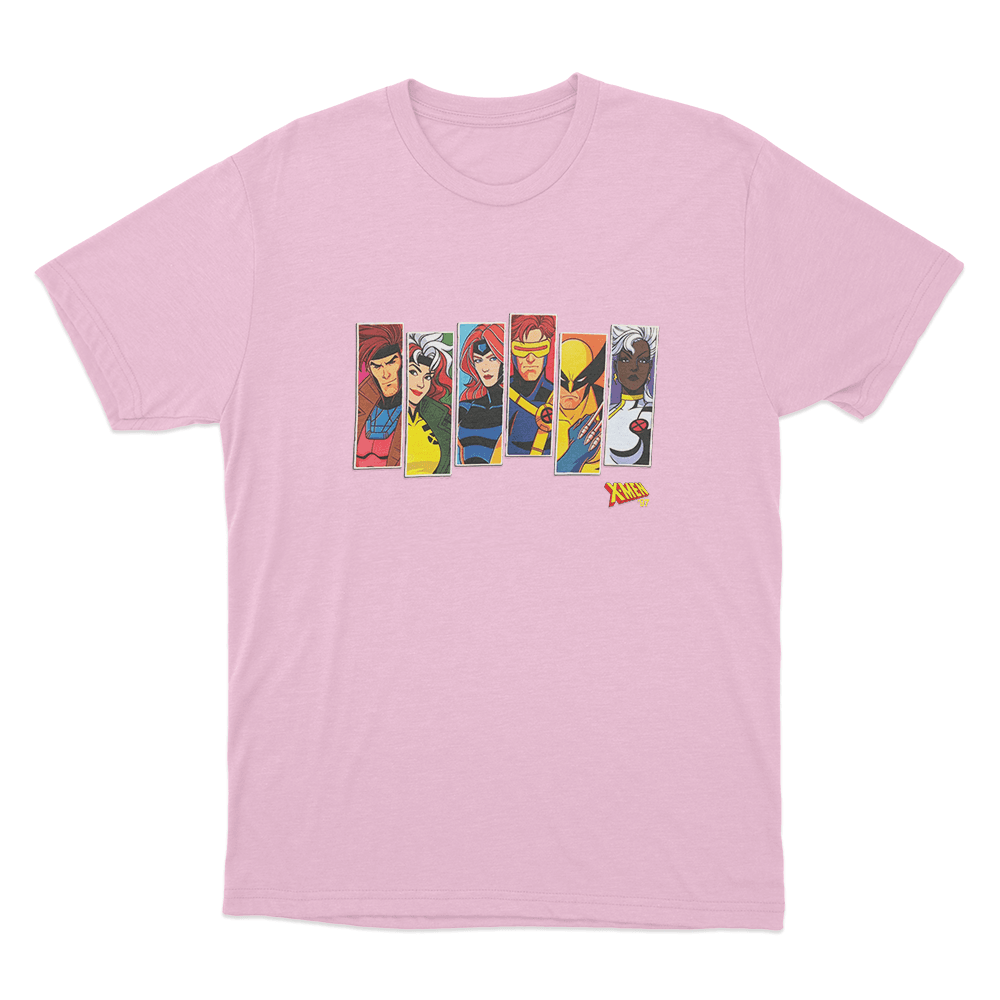 X-Men '97 Portrait Unisex T Shirt Pink X Men 97 Portrait Unisex T Shirt Pink