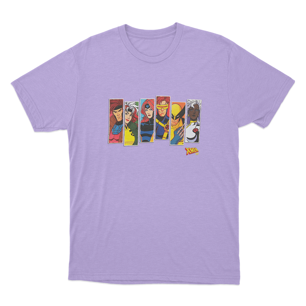 X-Men '97 Portrait Unisex T Shirt Purple X Men 97 Portrait Unisex T Shirt Purple