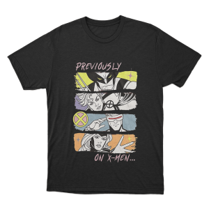 X Men 97 Previously On X Men Unisex T Shirt Black