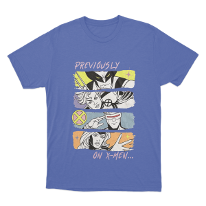 X Men 97 Previously On X Men Unisex T Shirt Blue