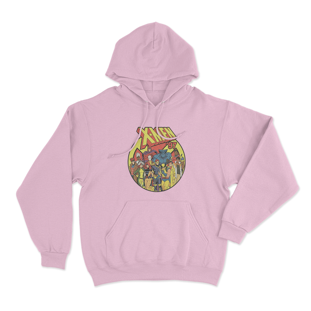 X-Men '97 Squad Unisex Hoodie Pink X Men 97 Squad Unisex Hoodie Pink