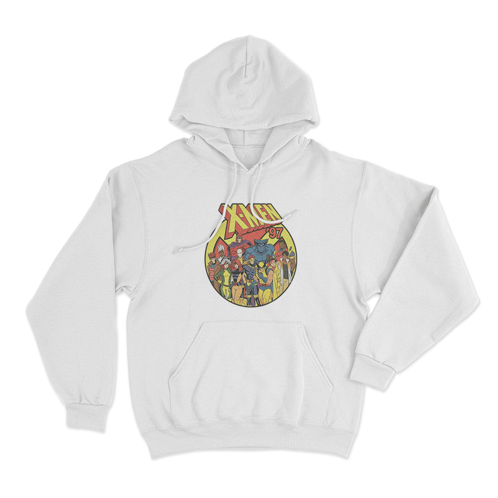 X-Men '97 Squad Unisex Hoodie White X Men 97 Squad Unisex Hoodie White