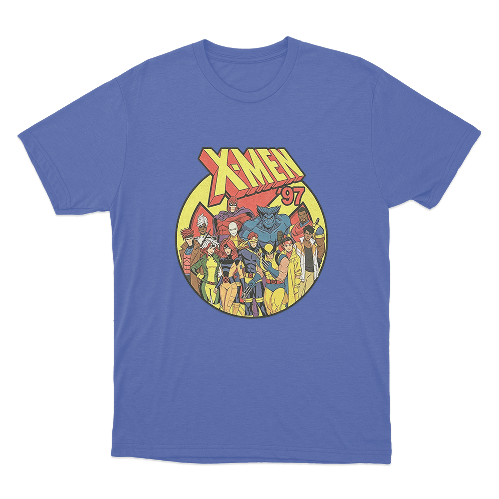 X-Men '97 Squad Unisex T Shirt Blue X Men 97 Squad Unisex T Shirt Blue