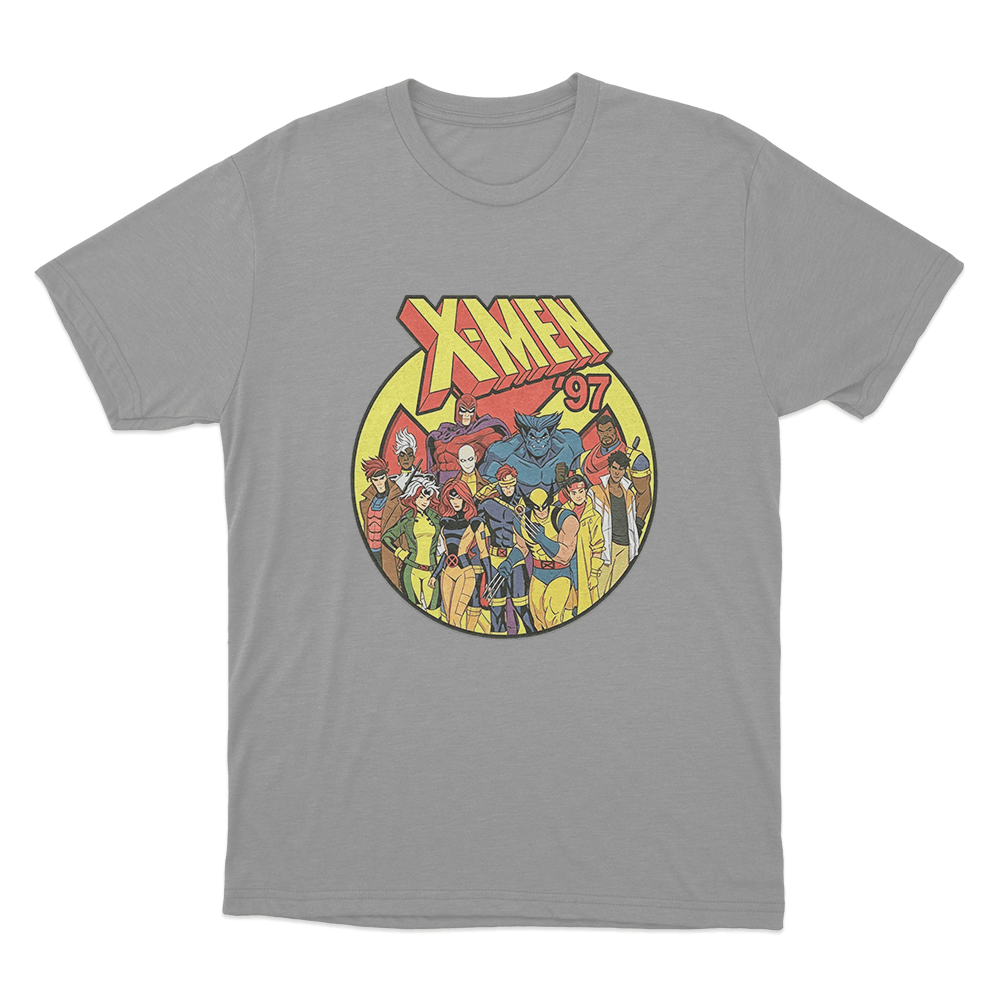 X-Men '97 Squad Unisex T Shirt Grey X Men 97 Squad Unisex T Shirt Grey