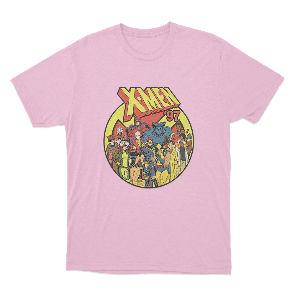 X-Men '97 Squad Unisex T Shirt Pink X Men 97 Squad Unisex T Shirt Pink