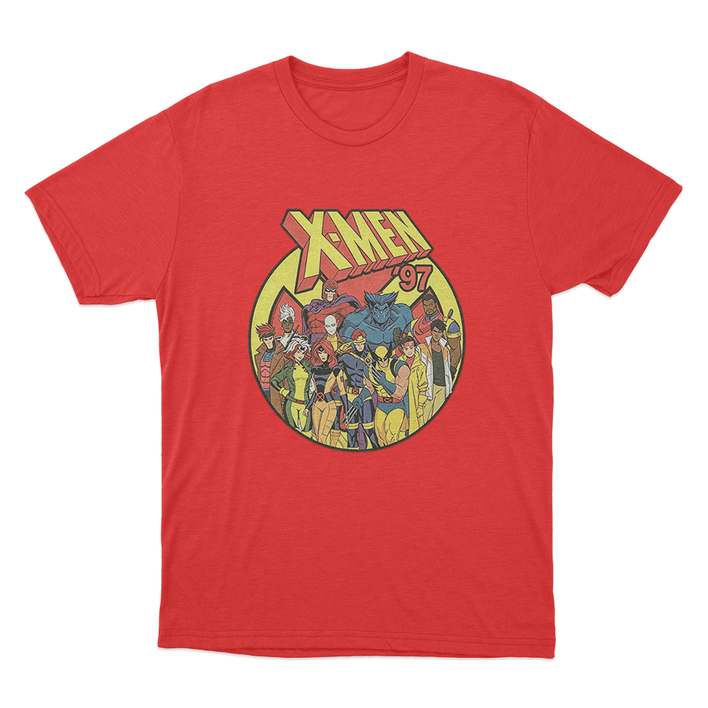 X-Men '97 Squad Unisex T Shirt Red X Men 97 Squad Unisex T Shirt Red