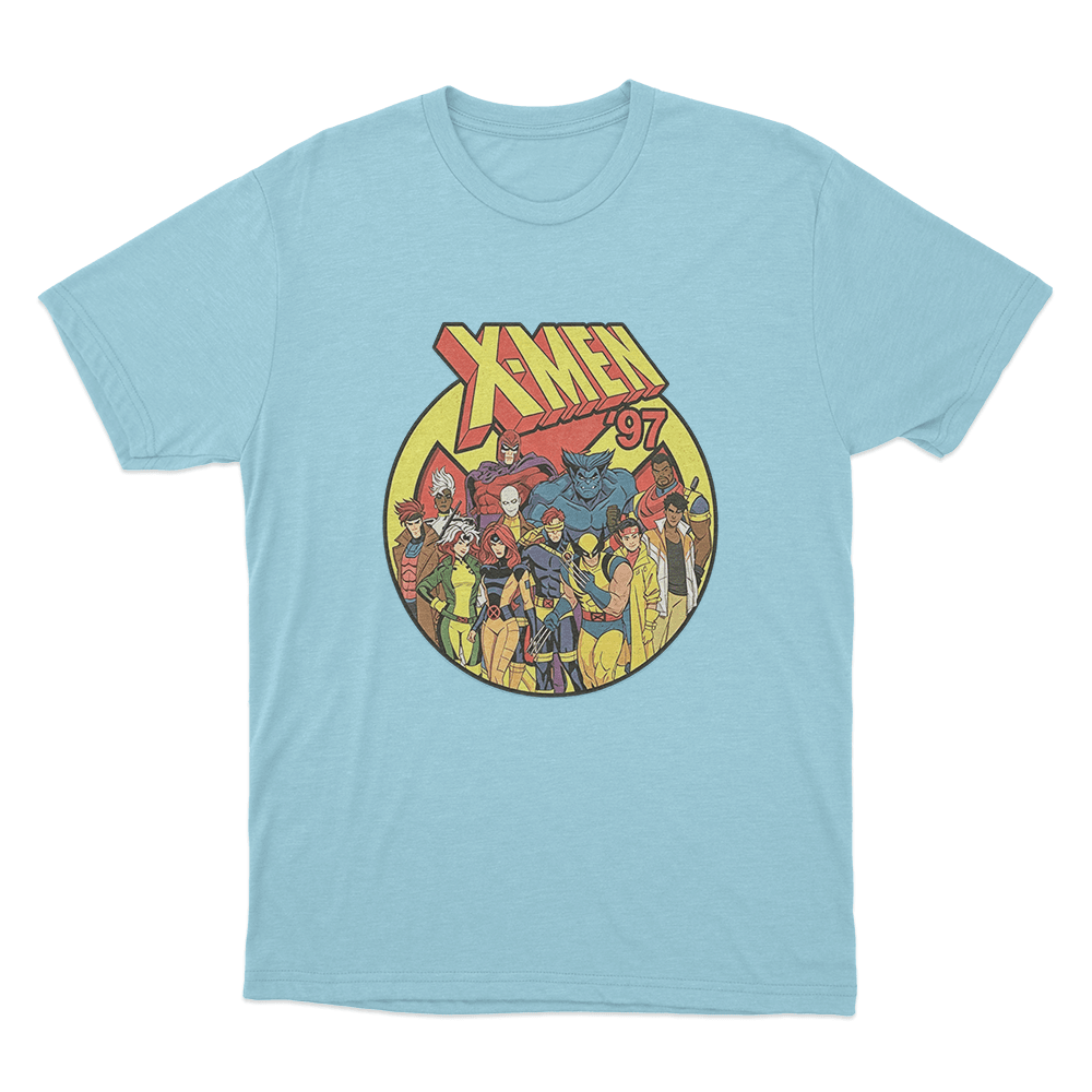 X-Men '97 Squad Unisex T Shirt Sky Blue X Men 97 Squad Unisex T Shirt Sky Blue