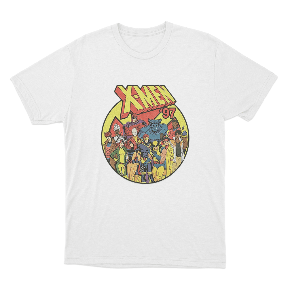 X-Men '97 Squad Unisex T Shirt White X Men 97 Squad Unisex T Shirt White