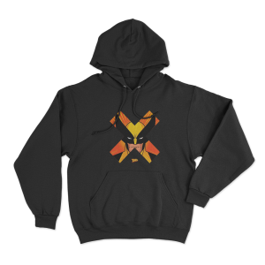 X Men 97 Wolverine Face Unisex Hoodie Black