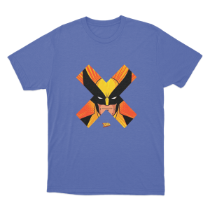 X Men 97 Wolverine Face Unisex T Shirt Blue