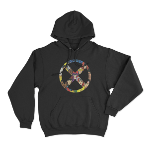X Men 97 X Badge Unisex Hoodie Black