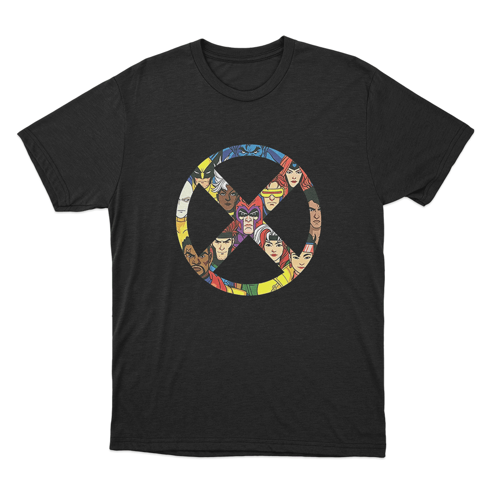 X-Men '97 X Badge Unisex T Shirt Black X Men 97 X Badge Unisex T Shirt Black 1