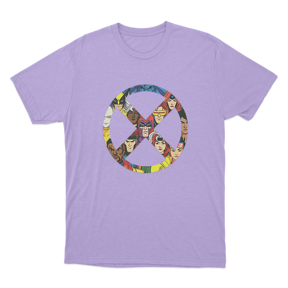 X-Men '97 X Badge Unisex T Shirt Purple X Men 97 X Badge Unisex T Shirt Purple 1