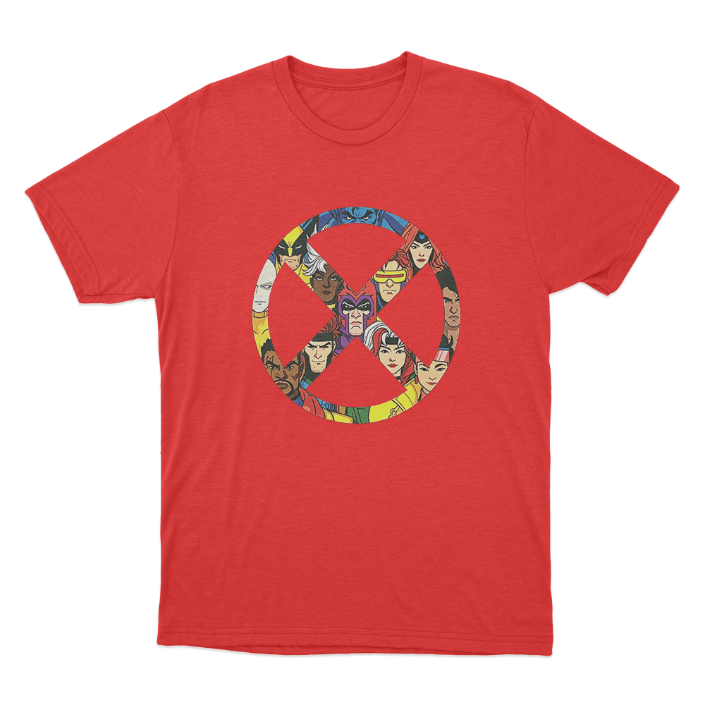 X-Men '97 X Badge Unisex T Shirt Red X Men 97 X Badge Unisex T Shirt Red 1